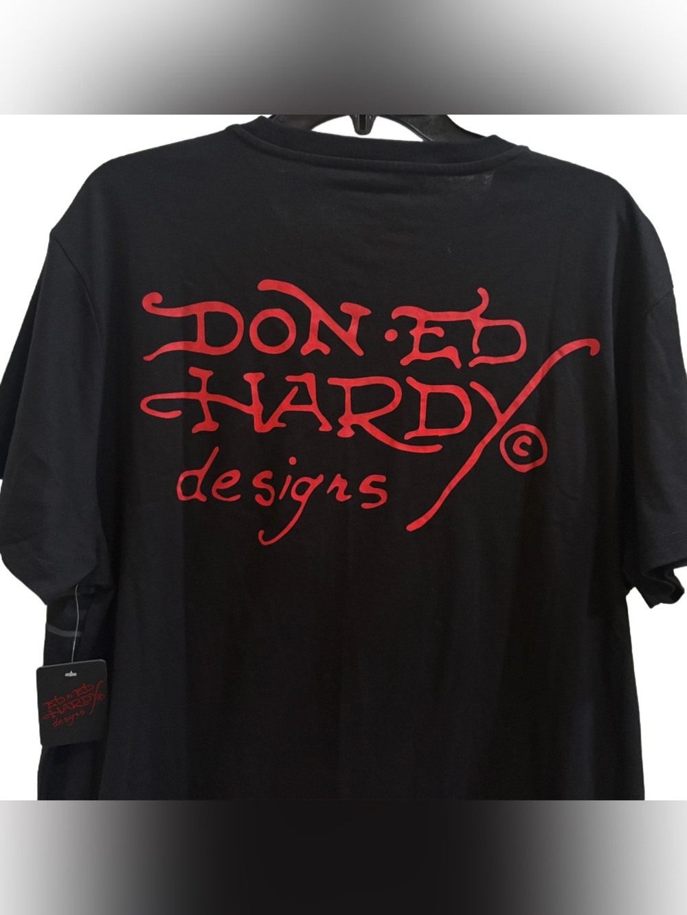 Ed Hardy Men’s Black 'Love Dies Hard' Graphic Tee⭐️NWT⭐️ - Picture 6 of 8